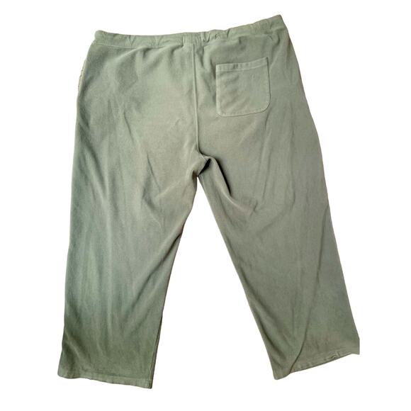 Old Navy Olive Green Fleece Drawstring Straight Leg Sweat Pants Men's XXL - Picture 3 of 8